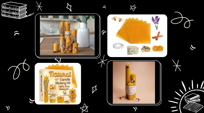 Candleology Beeswax Candle Making Kit